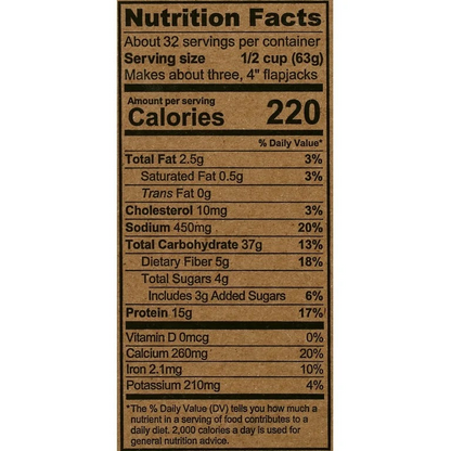 Kodiak Power Cakes, Flapjack & Waffle Mix, Buttermilk, Contains 3, 24 oz (680 g) (2 PACK)