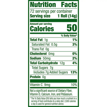 Fruit Roll-Ups Variety Pack, 0.5 oz., 72 pk.